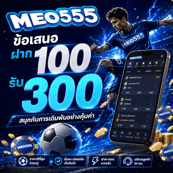 ข้อเสนอ ฝาก 100 รับ 300