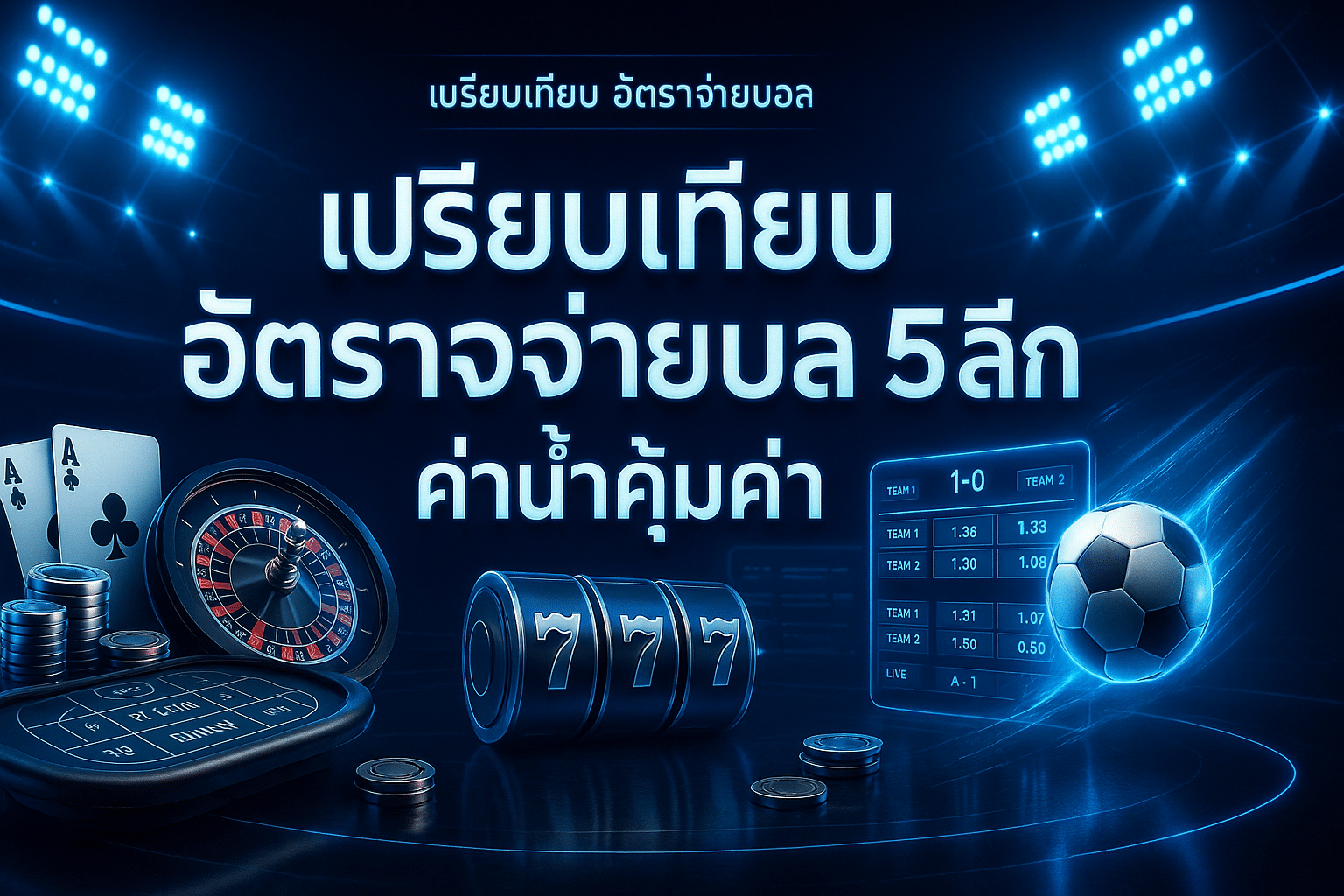 เปรียบเทียบ อัตราจ่ายบอล